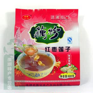  湖北 洪湖特产 家瑶 红枣莲子藕粉 速溶 独立小包装600g