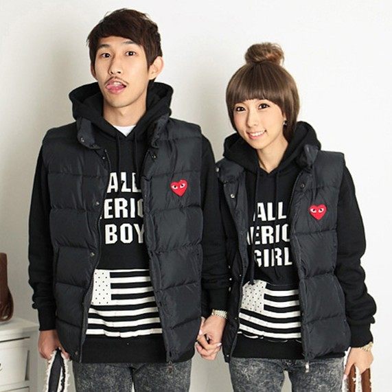 2012春季情侣装棉服棉衣马甲坎肩棉背心