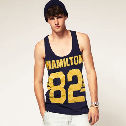 热销运动<em>马甲</em> <em>男士夏季韩版潮</em>装 <em>宽松</em>式沙滩 欧