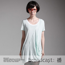 播专柜正品 梦境之末 2012春夏新款女装韩版条纹长款长袖T恤