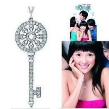 Zhang Ziyi con el párrafo collar de diamantes Tiffany Teclas mujer clave pétalos de las joyas de Corea 3