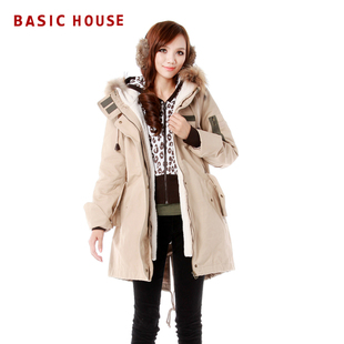 不满减Basic House百家好冬季新品女宽松明星款棉衣棉服HLJP724D