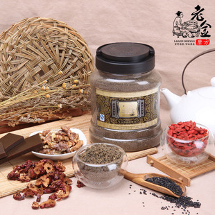  养血补气养颜 现磨纯黑芝麻粉熟+核桃粉+红枣粉+枸杞粉+阿胶600g