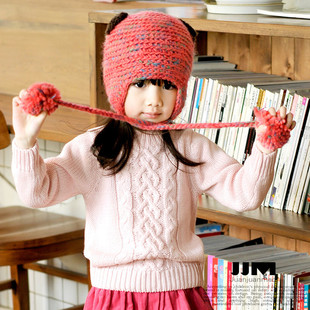 特价包邮卷卷毛女孩秋冬保暖长袖<em>毛衣女童编织</em>