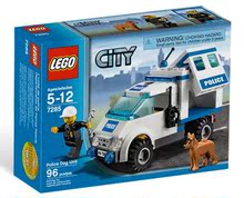 乐高LEGO创意颗粒积木玩具 城市系列警犬队 L7285