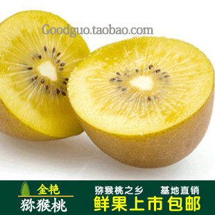  特价 新鲜水果 金艳猕猴桃/黄金奇异果/出口新西兰/5斤包邮 大果