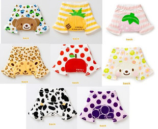  日本儿童婴儿 水果动物造型 卡通大PP裤/5分裤/短裤/热裤纯棉