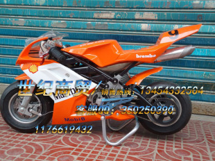 三钻迷你摩托车\/迷你小跑车 49CC迷你水冷小