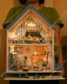 DIY小屋 大型别墅手工模型 完美版【浪漫爱琴海】 防尘门