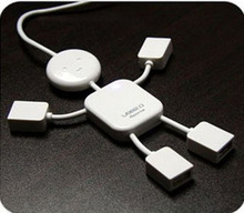 电脑 可爱人型 USB 2.0 HUB 集线器 一拖四 分线器