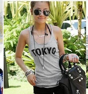  秋冬新款品牌女装时尚潮流小背心小吊带夏季凉爽工字背心