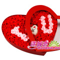 女朋友生日礼物 玫瑰香皂花礼盒 仿真玫瑰花香皂礼盒100朵 彩灯款