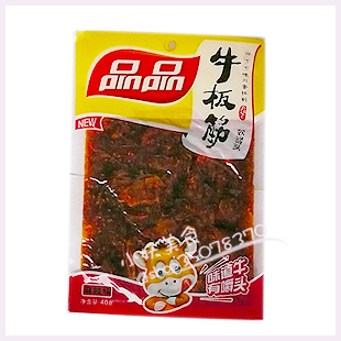  四川特产 品品牛板筋 麻辣味 零食 40g