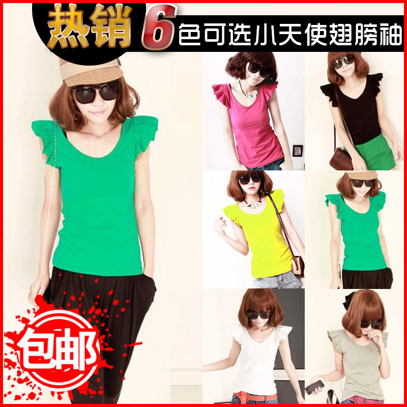 <em>9.9</em>元全国<em>包邮</em>女装韩版夏季t恤<em>女</em>潮t女恤 短袖