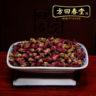  方回春堂 道地红玫瑰花茶 特级正品甘肃兰州产100克 养颜茶花草茶