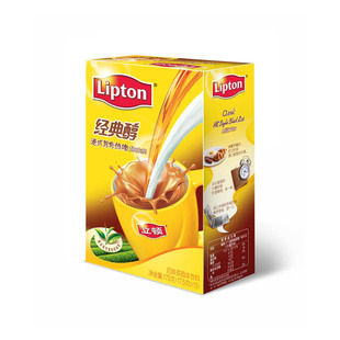  【天猫超市】立顿经典醇奶味茶港式鸳鸯热吻 10袋装 (10×17.5g)
