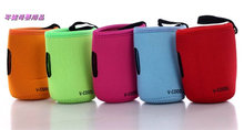 V-COOOL品牌宽口玻璃奶瓶防摔套保温套奶瓶套10CM 适合120-160ML