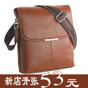  男包 保罗/POLO 单肩包斜跨包 韩版休闲包 商务 复合皮背包 3001