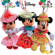 日本东京迪士尼乐园 Disney 礼服装 米妮mini 手机绳 公仔挂件