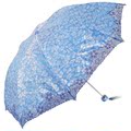天堂伞正品专卖2012新款防紫外线遮阳伞三折超轻晴雨伞
