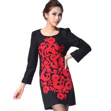 ʱ���й������ë�س�������廨����ȹ��BCBG2012�¿װ79
