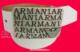 ARMANI阿玛尼大头字母皮带带身黑色