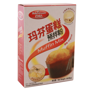  安琪 百钻 玛芬蛋糕预拌粉 烤箱蛋糕DIY 做蛋糕原料  原味 300g
