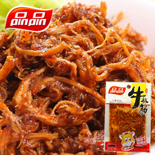  四川特产 品品牛板筋 麻辣味 40克 80后零食小吃