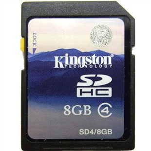 包邮 金士顿 8G SD SDHC CLASS4 SD卡 高速相机闪存储卡 原装正品