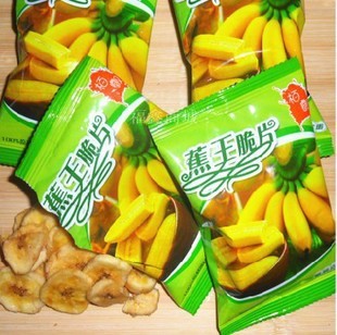  掌柜推荐 栢叡 蕉王脆片 香蕉片/干 芭蕉干 原料全进口 250g