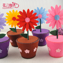 新品热销 欧式经典创意花盆喜糖盒子婚庆用品/特价批发/五色可选