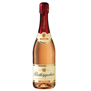  红酒客 德国进口香槟小红帽桃红起泡酒气泡葡萄酒干型750ml 包邮