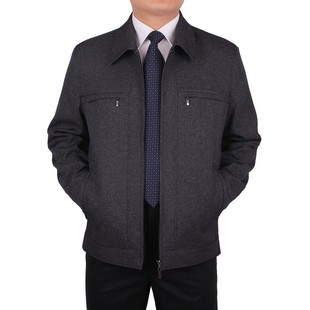  LINEHITON新款特价中老年男士夹克男商务休闲外套夹克男