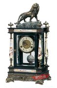 仿古座钟 欧式机械座钟 摆设饰品 软装工艺纯铜理石钟540mm