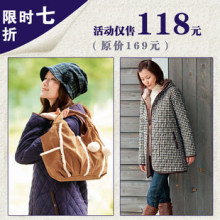 2012年春新薄款棉衣外贸日单日本原单带帽中长款菱形格子棉服外套