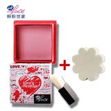 韩粉世家 爱的初吻胭脂蜜粉 蜜桃色 粉嫩红润 珠光微粒 腮红新品