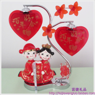  迪文台灯 工艺台灯 新婚台灯 新婚礼物 婚庆台灯 装饰灯 台灯 灯
