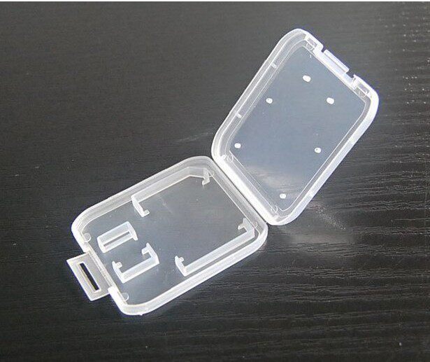SD+Micro SD/TF 便携式卡盒 小白盒