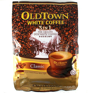  马来西亚怡保 旧街场 经典原味白咖啡 old town 480g  3袋包邮