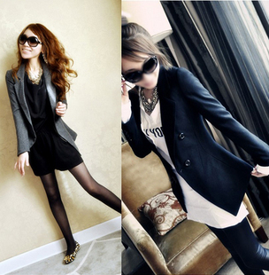  最新款西服黑色小西服灰色小西服修身显瘦小西服韩版西服女士外套