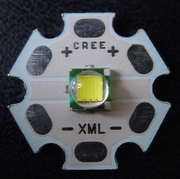 美国进口CREE XM-L2 XML-U2 T6 U3 1A 3B OD 7C灯珠 强光手电筒头