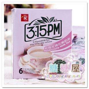  风靡全球的台湾三点一刻 休闲玫瑰花果奶茶120(165)g