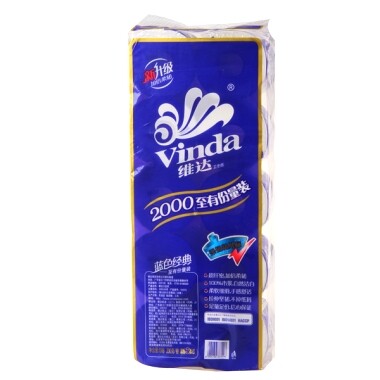 Vinda 维达 蓝色经典系列 卷筒卫生纸*10卷(3层、140g/卷)