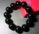 上等天然黑玛瑙珠珠手链 16MM 12颗 开光 保佑平安