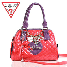 G.U.E.S.S春夏热销新款女包 全球专柜同步登场 绣花包 正品 红色