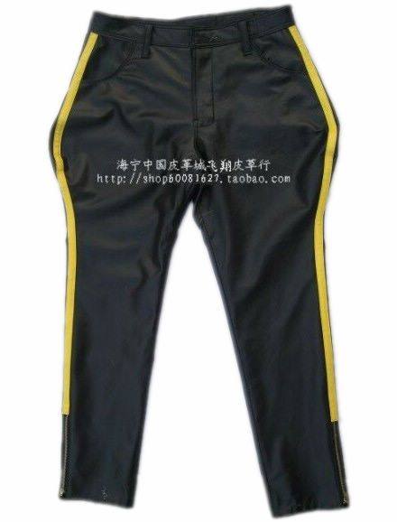 皮裤,绝对真皮,<em>男式马裤</em>,真皮马裤,假一罚十,真