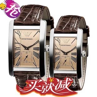 香港代购 阿玛尼手表 时装表 情侣对表 AR015