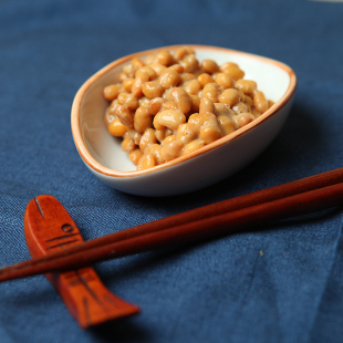  料理小菜尽在[沃贤居]御成纳豆3盒/150G装 葱花小拌纳豆 就爱黏糊