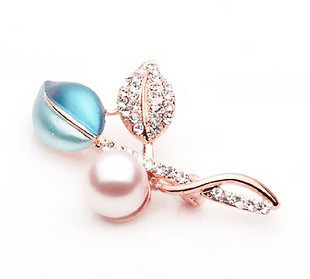  A075 缀好饰品韩版 胸针胸花 水钻胸针 精致胸针 珍珠胸针