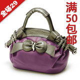  美美 09新正品时尚淑女蝴蝶结女士手提包手拎包女包hlBu